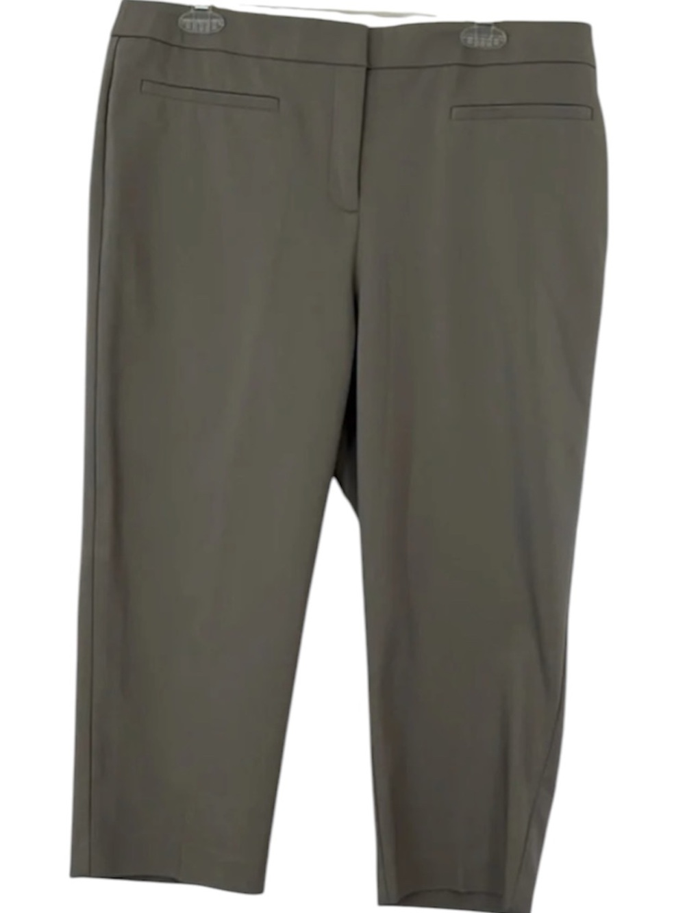NWT Chico’s Crop Basic Taupe Slimming Pants Size 2 or Large
